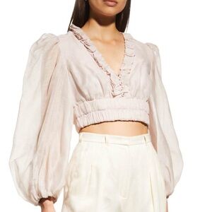 Zimmermann Rhythmic Ruffle Blouse